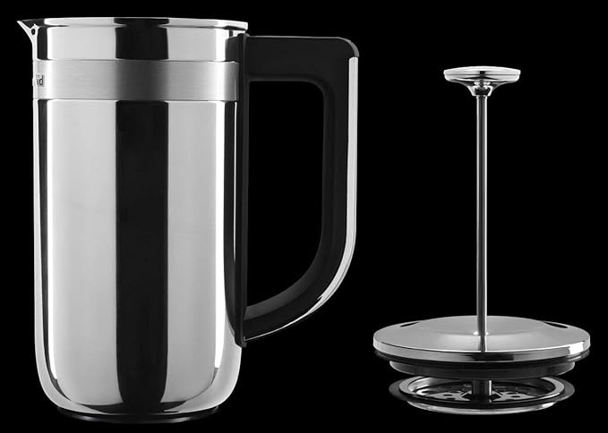 KitchenAid KCM0512SS Precision Press Coffee Maker, Stainless Steel