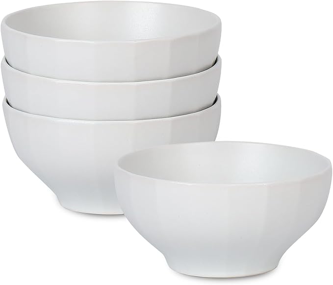 Stone Lain Rio 4-Piece Bowl Set Stoneware, Beige