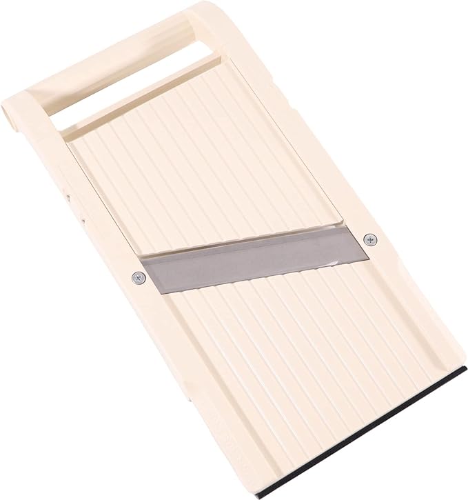 Benriner Mandoline Jumbo Slicer, Japanese Stainless Steel Blade, Beige