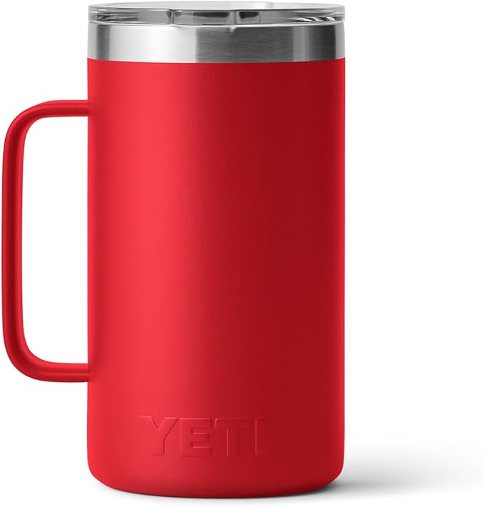 YETI Rambler 24 oz Mug, Vacuum Insulated, Stainless Steel with MagSlider Lid