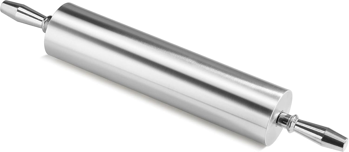 New Star Foodservice - Extra Heavy Duty Restaurant Aluminum Rolling Pin (15-Inch)