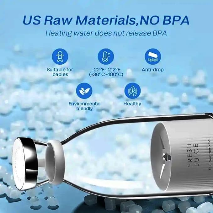 Dr.Boyd’s HEALTH portable miXer mini blender for Shakes and Smoothies- 12 oz Container, Magnetic Wireless charging, Rechargeable Battery, 50w Motor, Waterproof, Built in Safety Features