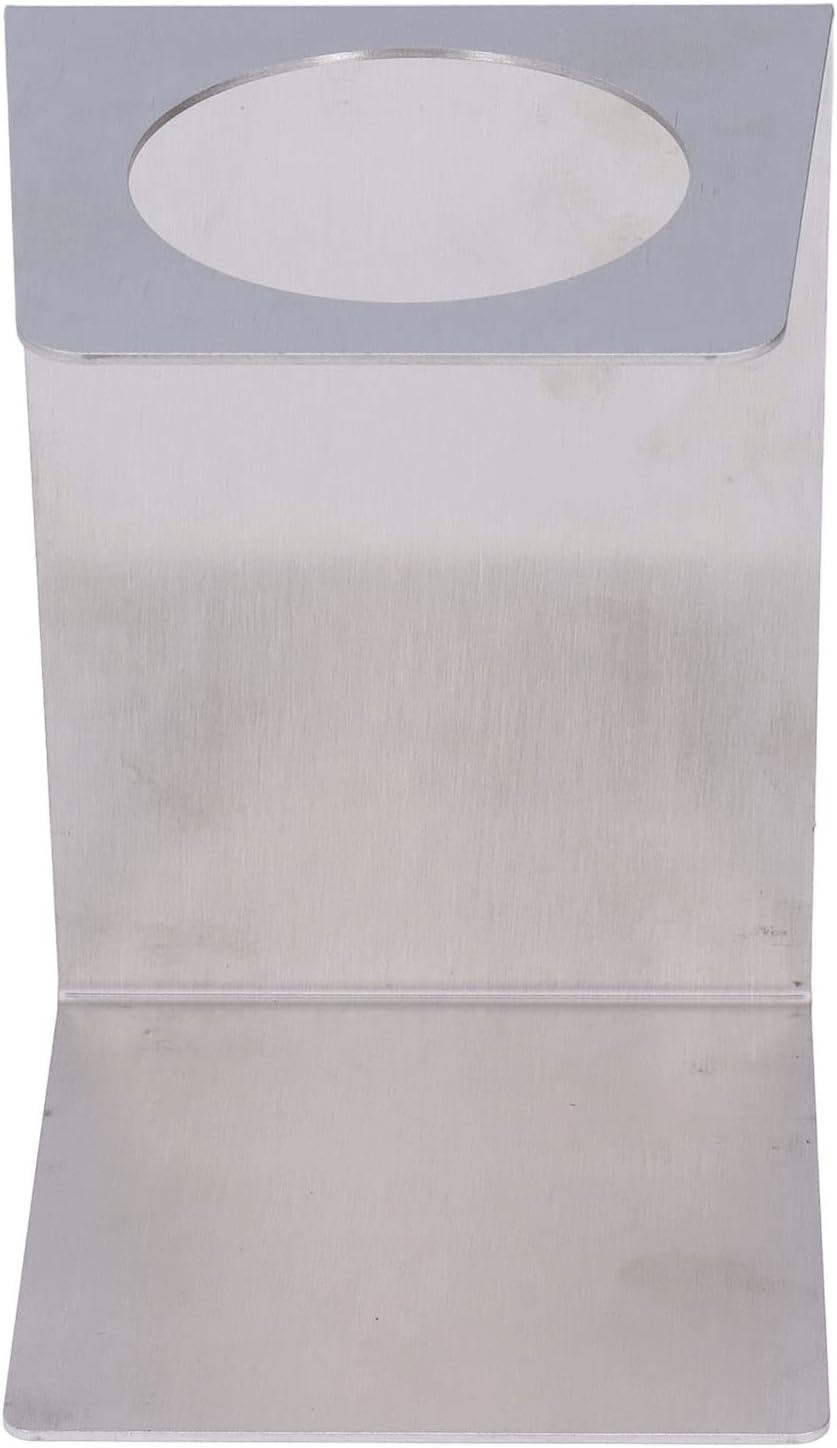 Drip Coffee Holder, Pour Over Coffee Stand, Lightweight Metal Dripper Holder for Home and Cafe Use (Silver)