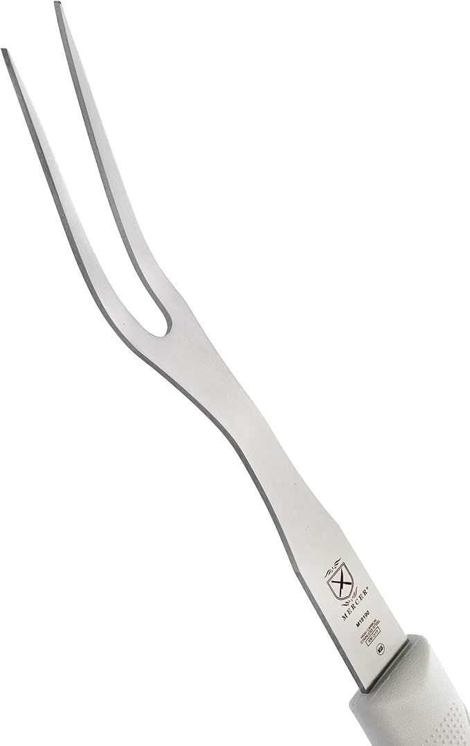 Mercer Culinary Ultimate White 12" Fork, 8" Cooking Fork