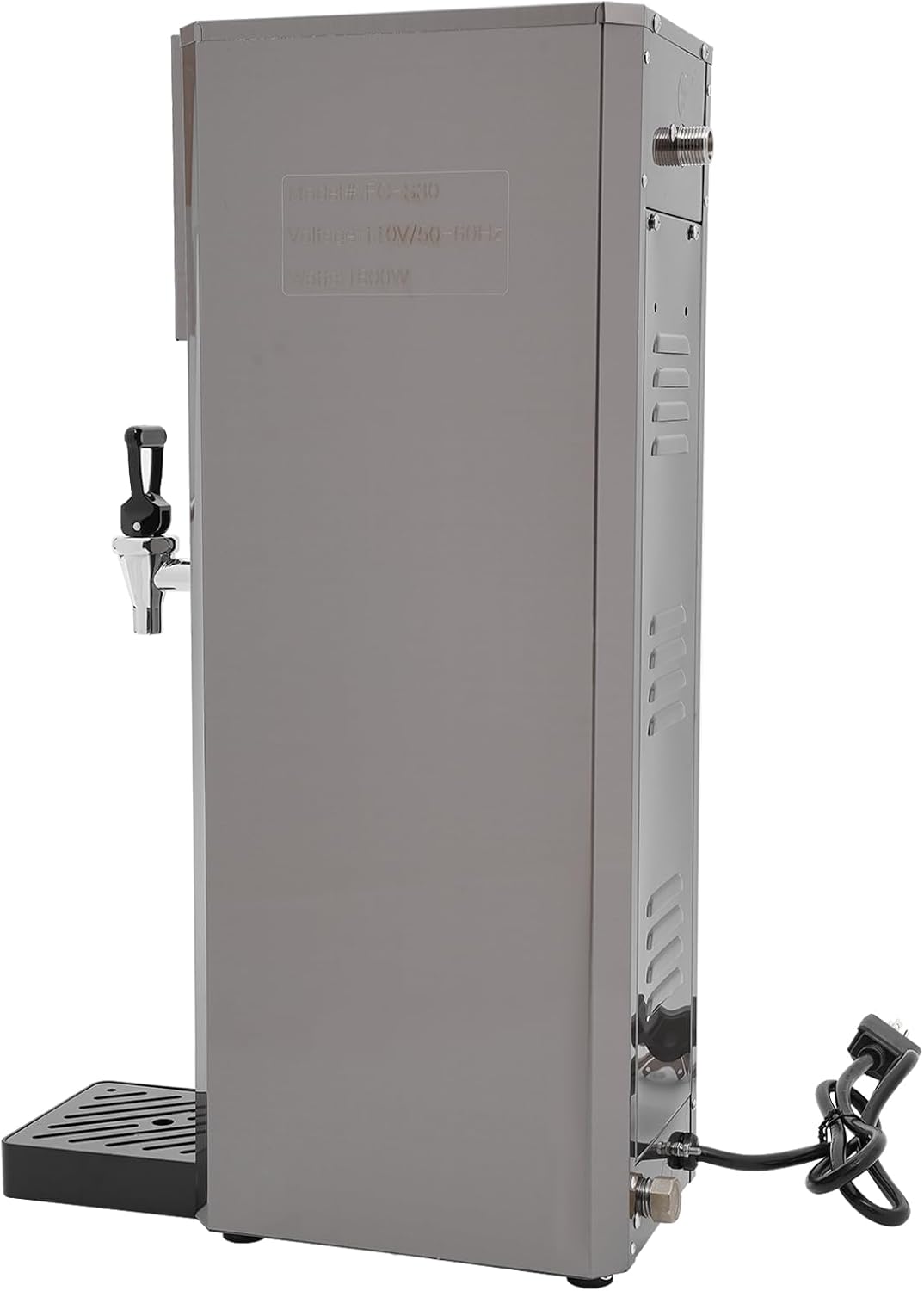 Step-Heating Commercial Hot Water Dispenser, 10L/2.64Gal Hot Water Boiler Dispenser Electric Water Pot Boiler Commercial Boiling Water Machine for Tea Coffee Shop Dessert Shop Hotel - 30L/H 1800W