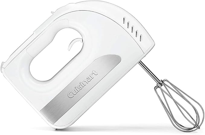 Cuisinart HM-6P1 6-Speed Hand Mixer, White, 6 Speed