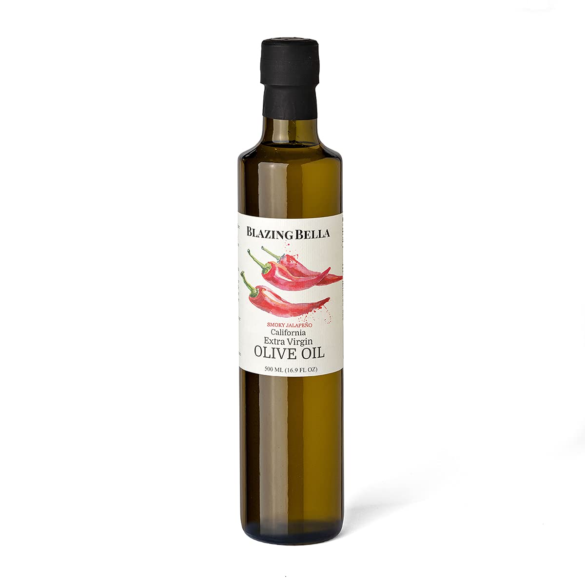 Blazing Bella Extra Virgin Olive Oil (Smoky Jalapeño, 16.9 Fl Oz (Pack of 1))