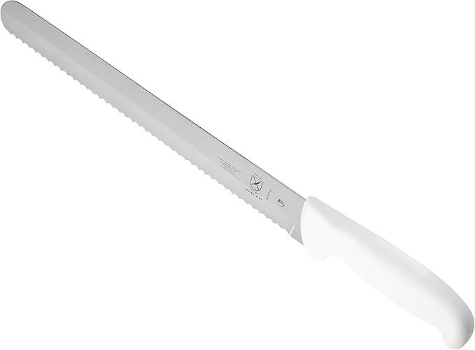 Mercer Culinary Ultimate White, 11 Inch Slicer Wavy Edge