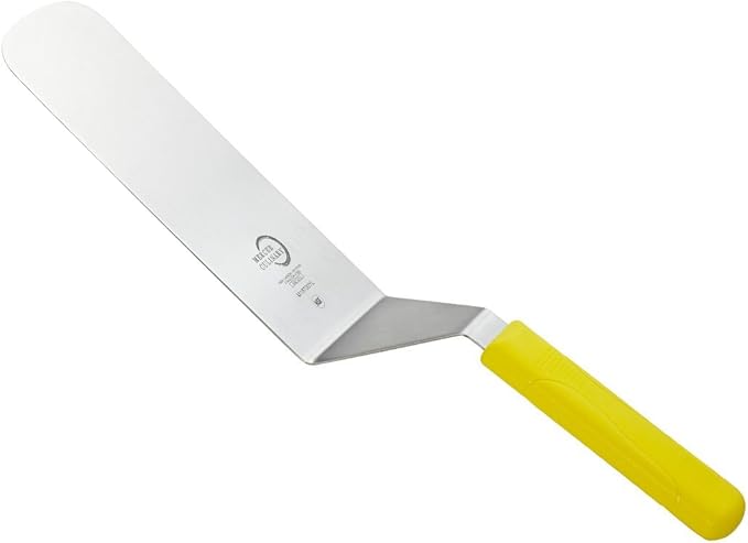 Mercer Culinary Millennia Turner, 8 Inch x 3 Inch Blade, Yellow Handle