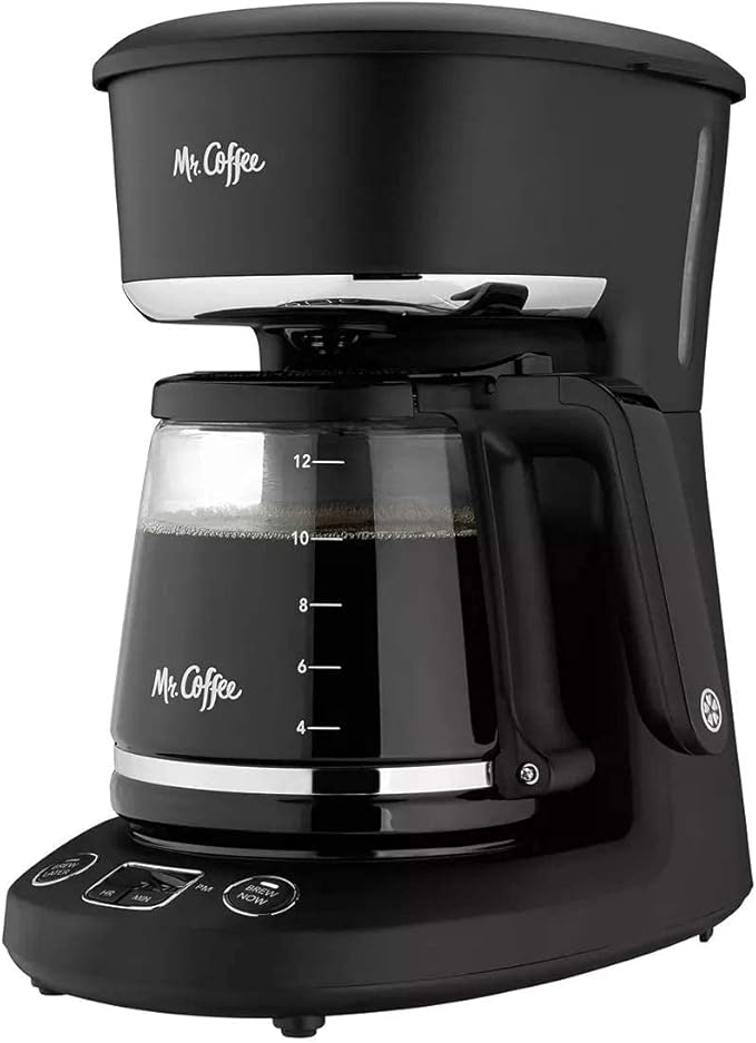 Mr. Coffee® 12-Cup Programmable Coffeemaker, Brew Now or Later