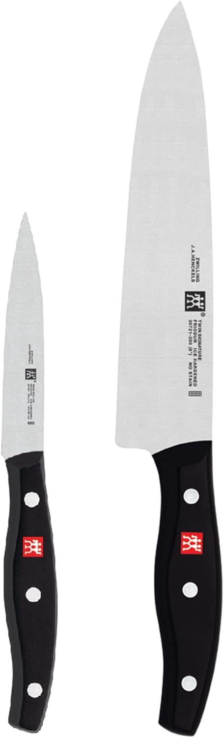 ZWILLING Twin Signature 2-Piece Razor-Sharp German Knife Set, Made in Company-Owned German Factory with Special Formula Steel perfected for almost 300 Years, Dishwasher Safe