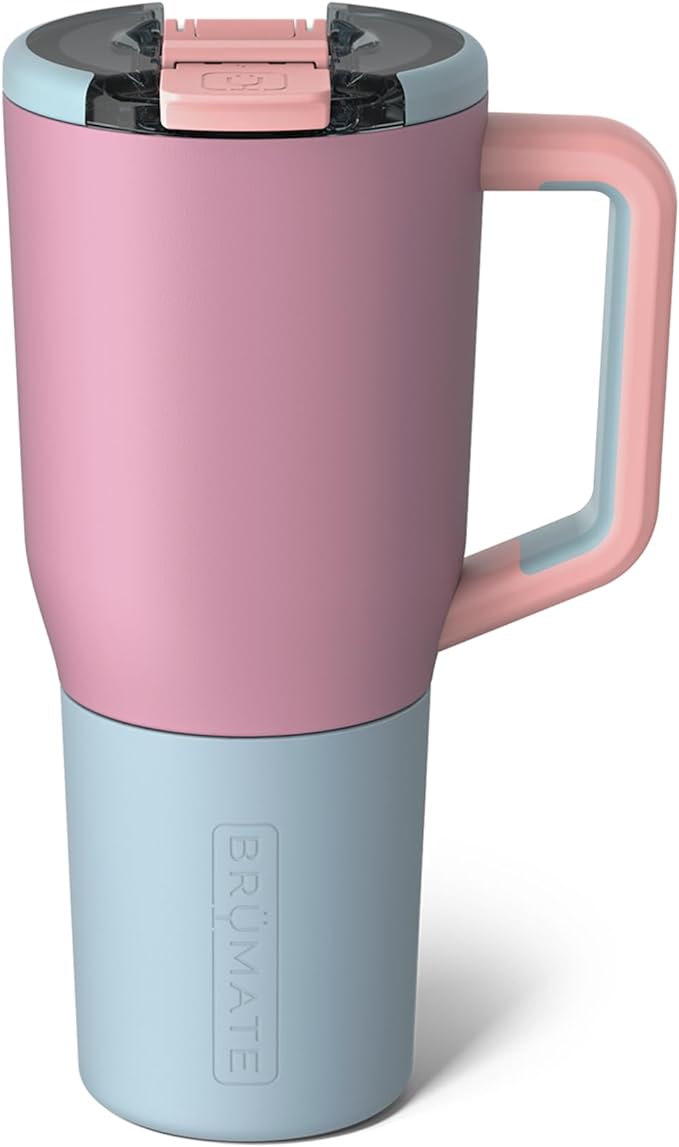 BrüMate Müv - 35oz 100% Leak Proof Insulated Coffee Mug with Handle & Lid - Stainless Steel Coffee Travel Mug - Double Walled Coffee Cup (Eclipse)