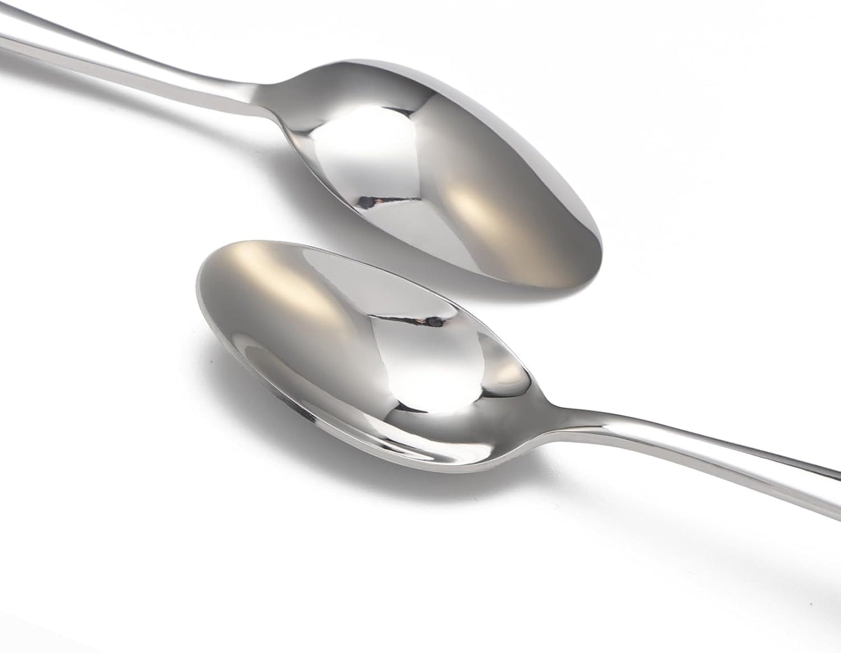 8-Piece Spoons Set, 7 Inch Stainless Steel Teaspoon, Tablespoon, Silverware Spoons for Home,Kitchen or Restaurant, Dishwasher Safe
