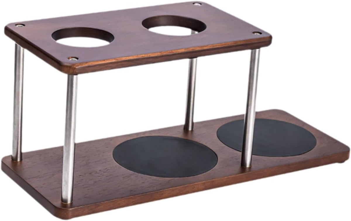 Pour Over Coffee Station Dripper Stand Rack Wood Reusable Multipurpose Accessories Decor Dripper Holder Filter Holder