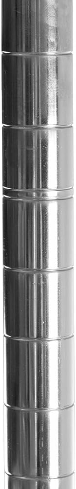 Shelving Inc. 8" d x 12" w Chrome Wire Shelving with 3 Tier Shelves, Weight Capacity 800lbs Per Shelf