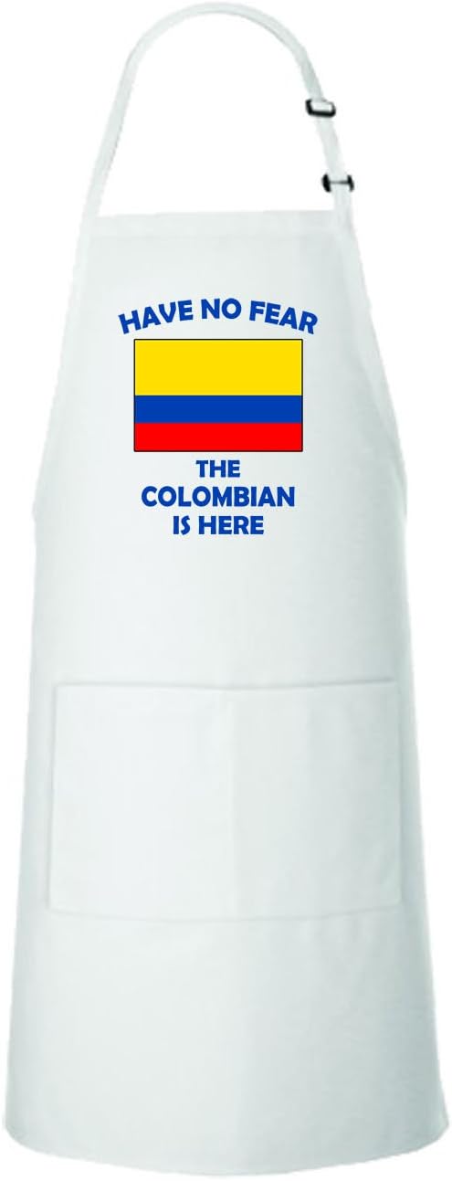 Have No Fear Colombians Is Here Colombia Colombians Adjustable Bib Kitchen Apron
