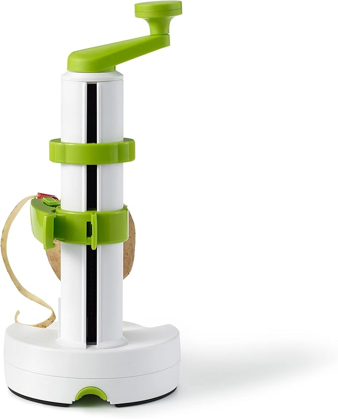 Starfrit Rotato Manual Peeler - Include 4 Spare Blades and Thumb Knife - Peel in Seconds with one Easy Motion Potatoes, Apples and Citrus