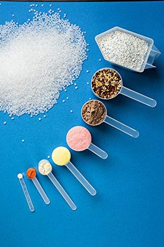 1/8 Teaspoon (0.625 mL | A Pinch) Long Handle Scoop for Measuring Coffee, Pet Food, Grains, Protein, Spices and Other Dry Goods (Pack of 10)