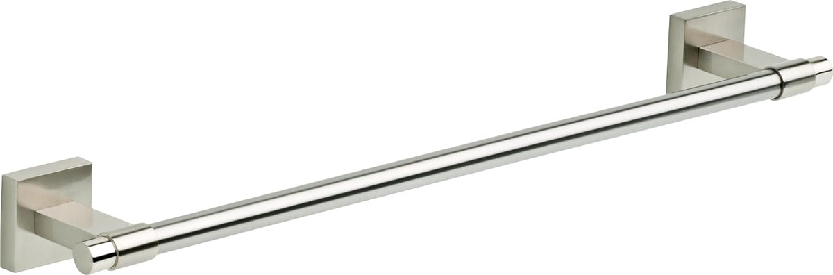 Franklin Brass Maxted (1-Pack) 18" Towel Rack for Bathroom, Satin Nickel Towel Bar for Bathroom Wall Kitchen Towel Holder Rod Wall Mounted Bathroom Accessories MAX18-SN