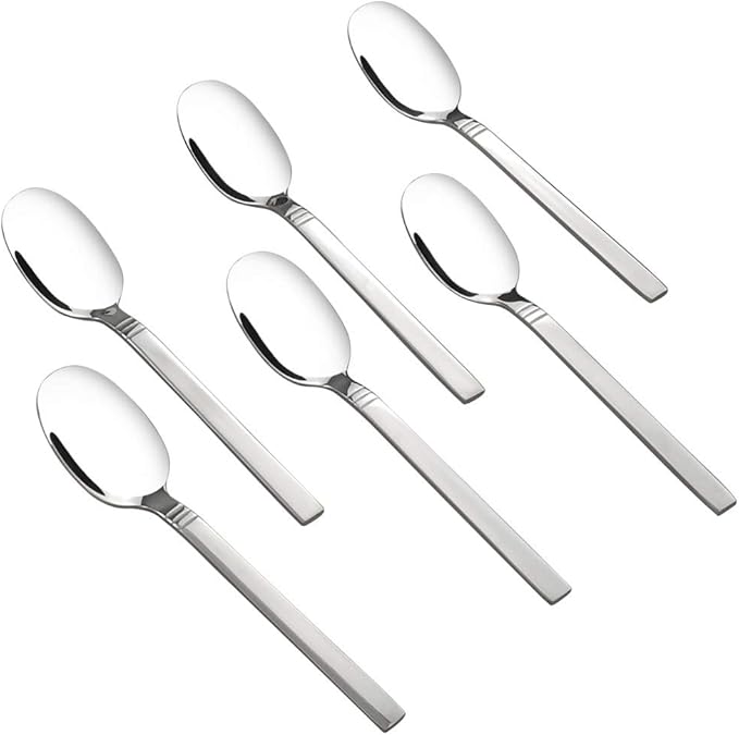 12-Piece Stainless Steel Coffee Spoons, Small Espresso Spoon, Mini Spoon