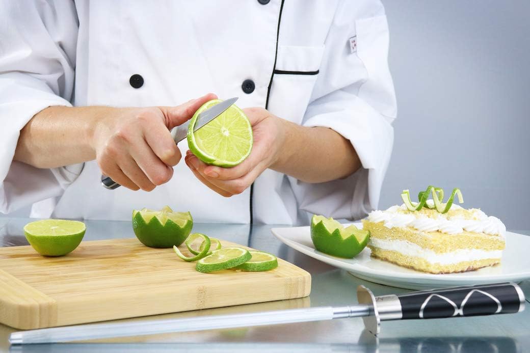 Professional Honing Steel 10”, Magnetized for Safety, No Rust, No Cheap Plastic! Noble’s Knife Sharpener Has an Oval Handle for a Firm Grip and is Built For Daily Use, Perfect for Chefs!