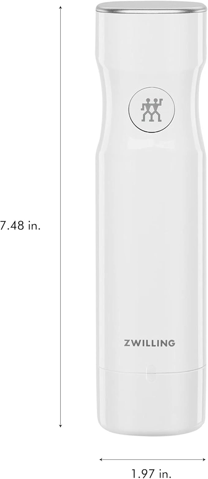 ZWILLING Fresh & Save Vacuum Sealer Machine Starter Set with Airtight Food Storage Container Glass, Sous Vide Bags, Meal Prep