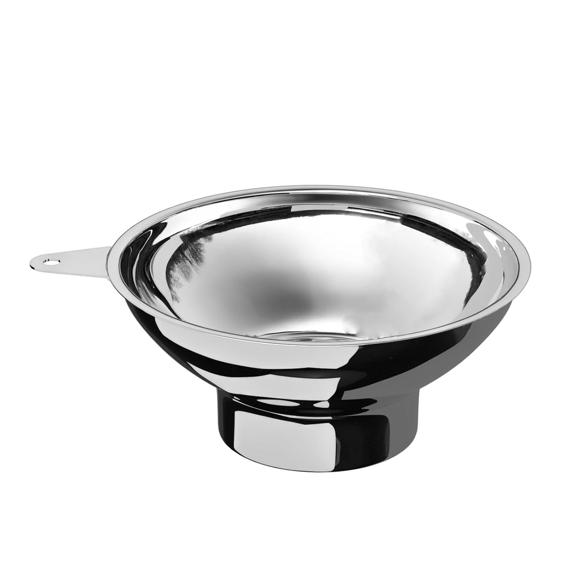5.7 Inch X 2.78 Inch Mouth Metal Canning Funnel for Wide Mouth Mason Jars - Stainless Steel Wide Mouth Funnel for Kitchen Filling（Wide-mouth funnel without filter）