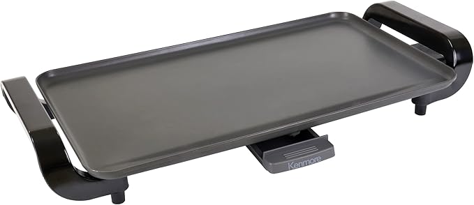 Kenmore 88916 10" x 18" Non-Stick Electric Griddle in Gray