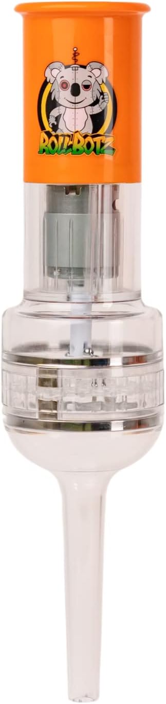 Wakit Koala Rollbotz RoboKone Filler Ball and Chain Grinder Mill with Funnel - USB Rechargeable Grinder