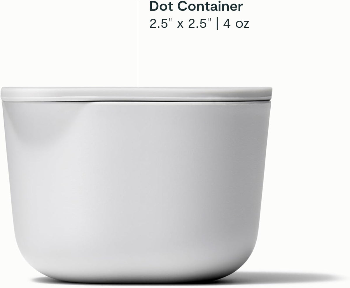 Caraway 4pc Dot Inserts - Dash Ramekins w/Lid - Easy to Store, Non Toxic - Perfect for Sauces, Garnish, & Small Snack or Sides