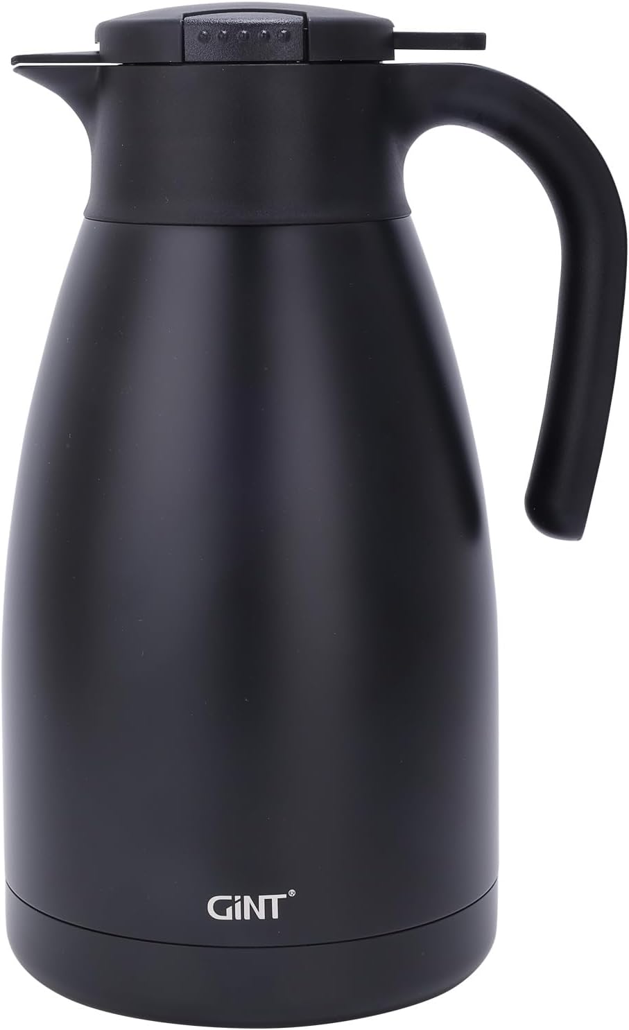 GiNT 2.2L / 74Oz Thermal Coffee Carafe, Insulated Stainless Steel Coffee Carafes for Keeping Hot/Double Walled Vacuum Thermal Carafe (Black)