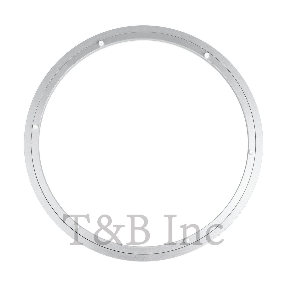 TamBee 18 Inch Lazy Susan Hardware Kit - Heavy Duty Aluminum Turntable Bearing with Metal Rotating Ring Mechanism Lazy Susan Parts for Puzzle Boards, DIY Projects (Base Only)