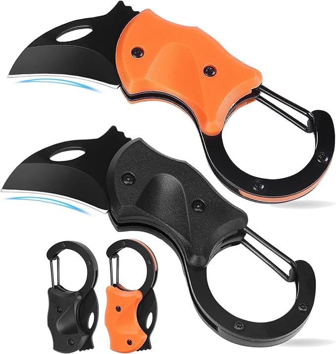 2 Pack Small Pocket Knife Fathers Mothers Dad Mom Day Gifts for Men Women from Daughter Wife Husband Son, EDC Knives Anniversary Birthday & Christmas Gifts for Him Her, Cool Gadgets Stocking Stuffers