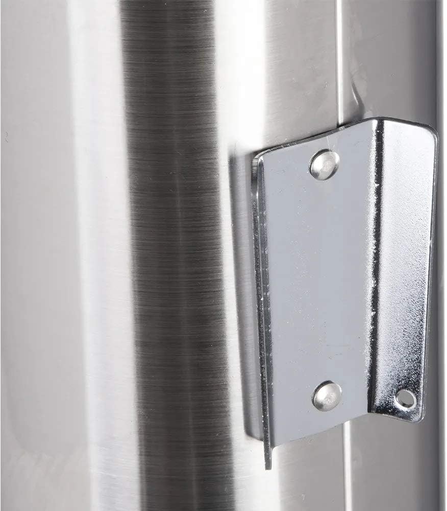 San Jamar Small Pull-Type Cup Dispenser 6 - 10 Oz. Cups for Restaurants, Home, and Office, Stainless Steel, 23.5 Inches, Silver