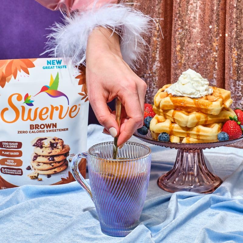 Swerve Ultimate Sugar Replacement Sweetener, Brown Sugar Substitute, Keto Friendly, Zero Calorie, Zero Sugar, Non-Glycemic, Gluten Free, 12 ounces (Pack of 2)