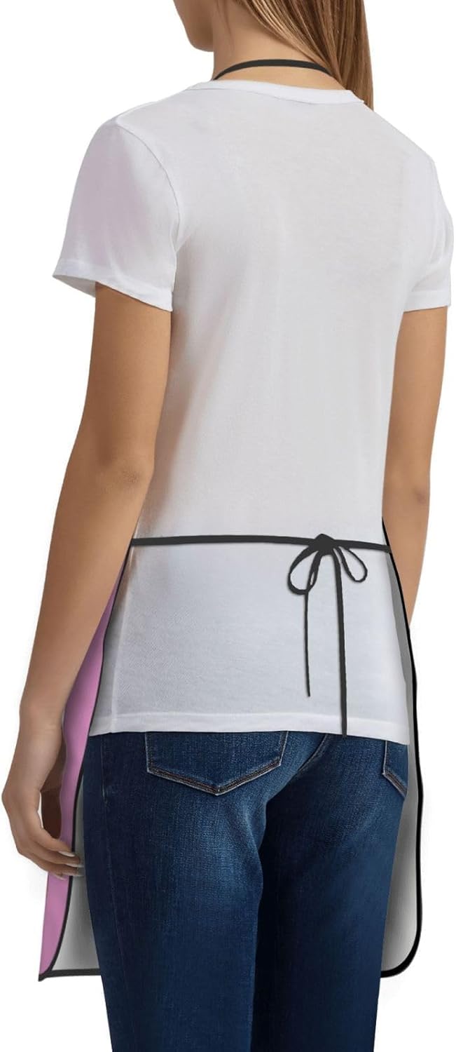 Women Men Bib Aprons Chef Cooking Aprons with Pockets for Kitchen Cooking BBQ Baking Grilling