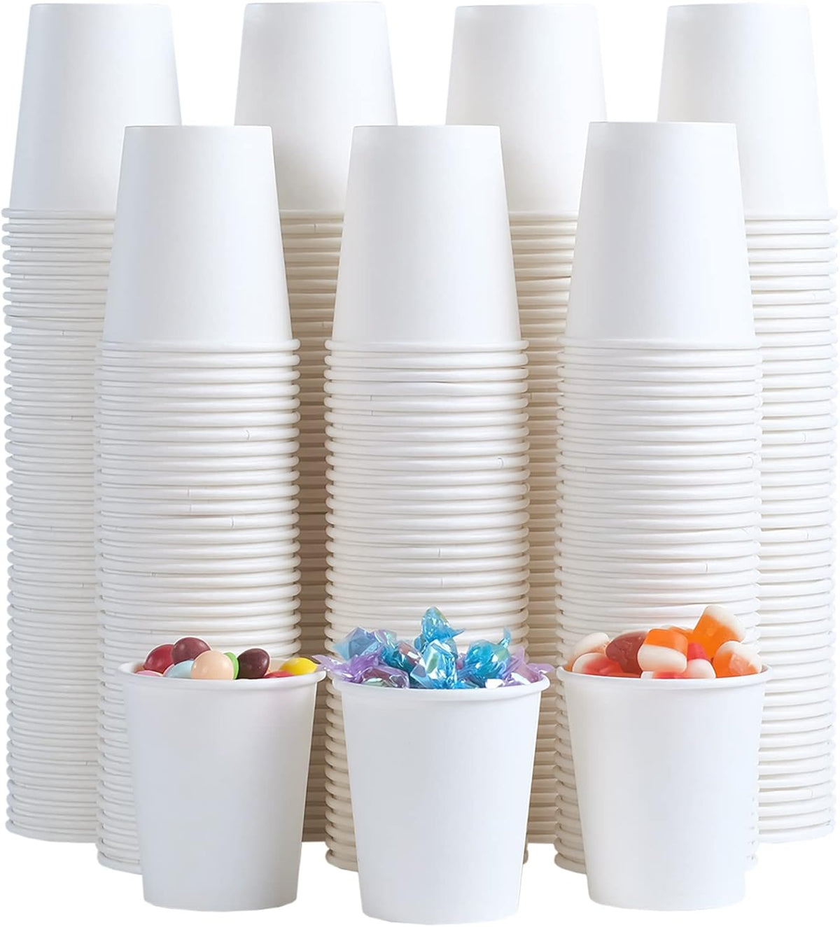 Lamosi 300 Pack 5 oz Paper Cups, Disposable Bathroom Cups 5oz Paper, Small Mouthwash Cups, Paper Espresso Cups, Mini Paper Cups for Travel, Party, Picnics, Home