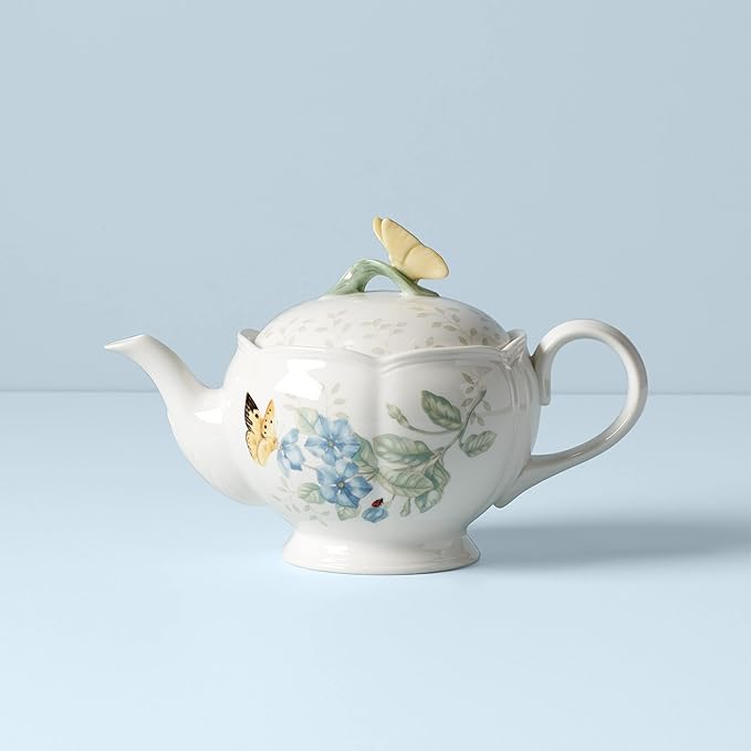 Lenox Butterfly Meadow Teapot, 2.8 LB, Multi