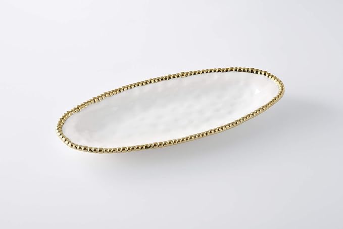 Pampa Bay Golden Salerno Oval Serving Piece