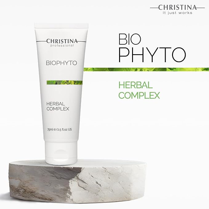 Christina Biophyto Herbal Complex Exfoliator for Face - 75 ml - BHA Gentle Face Exfoliator to Remove Dead Skin Cells & Boost Regeneration - Suitable for All Skin Types