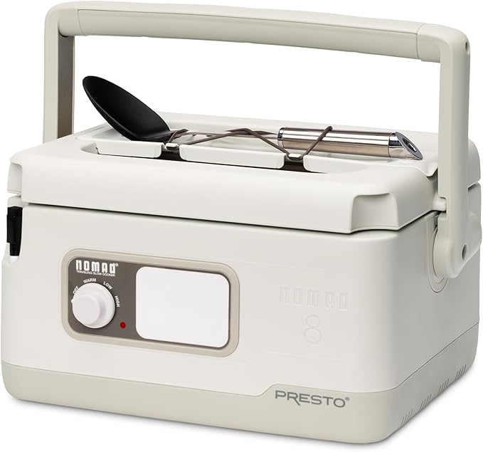 Presto 06030 8-quart Nomad Traveling Slow Cooker, Locking Lid, Dry Erase Board
