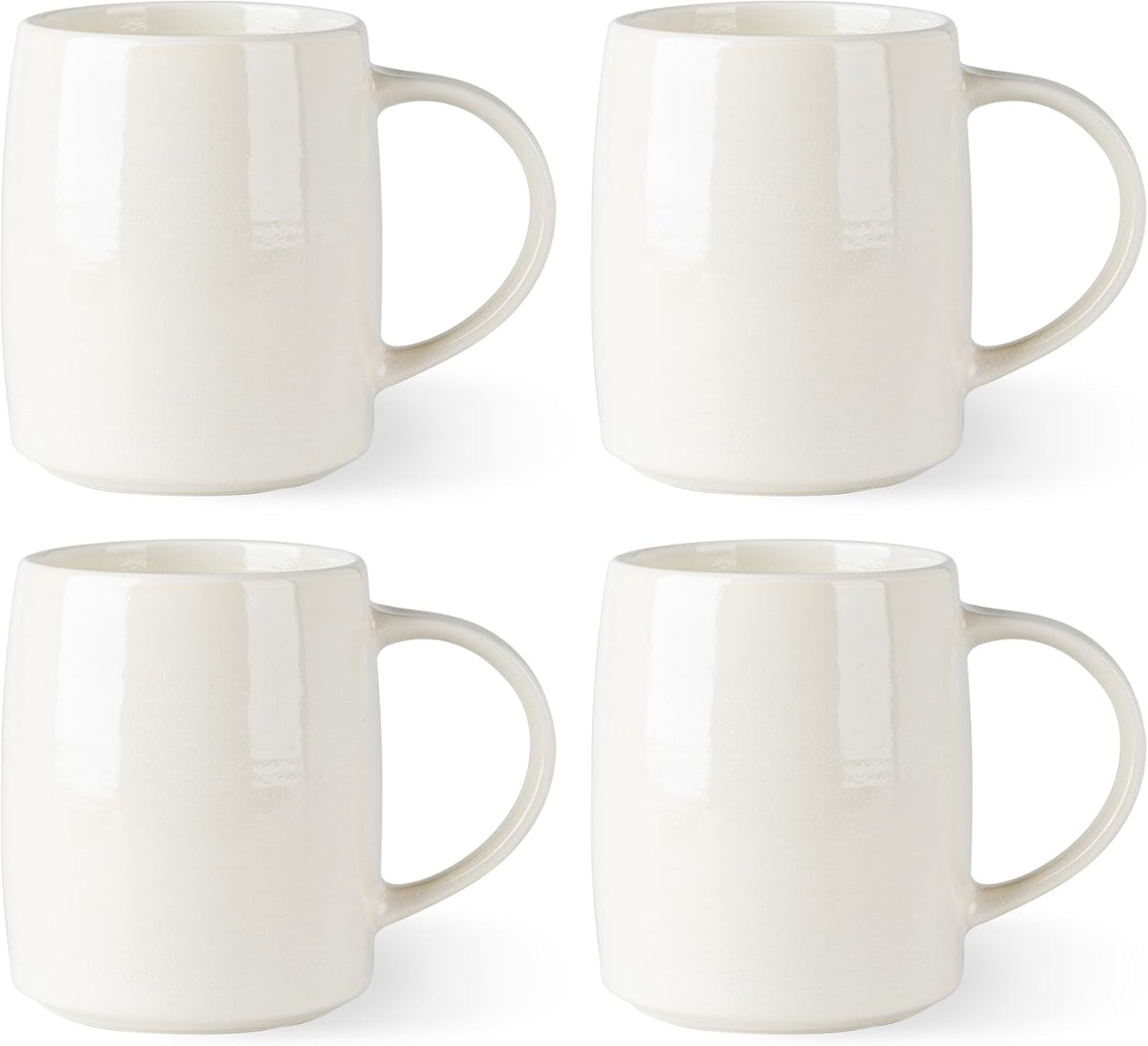GBHOME Large Coffee Mugs Set of 4, 18oz Handmade Ceramic Coffee Mugs Set with Gradient color for Latte/Tea/Beer/Hot Cocoa, Dishwasher & Microwave Safe