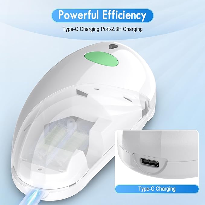 HuiJuKeJi Electric Can Opener, Rechargeable Automatic Can Opener for Seniors with Arthritis, One-Touch Hands-Free Can Opener for Almost Can Sizes, Smooth Edge & Food-Safe Kitchen Gadgets-White