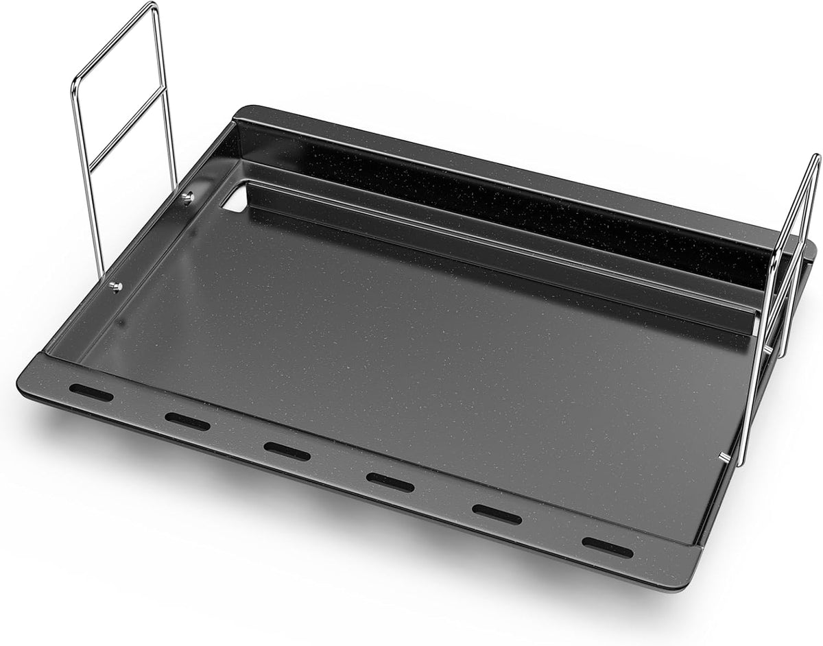 Utheer Ceramic Full-Size Griddle Insert for Weber Searwood 600/600 XL Grills and Large Spirit Series Grill, Spirit I&II 300 Series, for Weber 6787 7638– Nonstick, Easy Clean, Even Heat for Outdoor BBQ