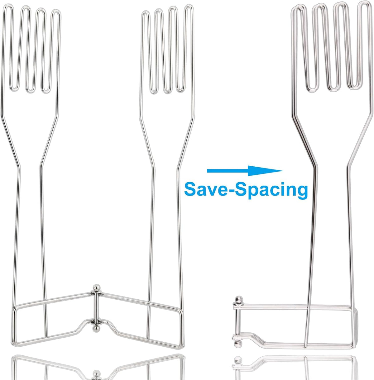 Kitchen Gloves Drying Rack, SUS 304 Stainless Steel Dish Gloves Holder