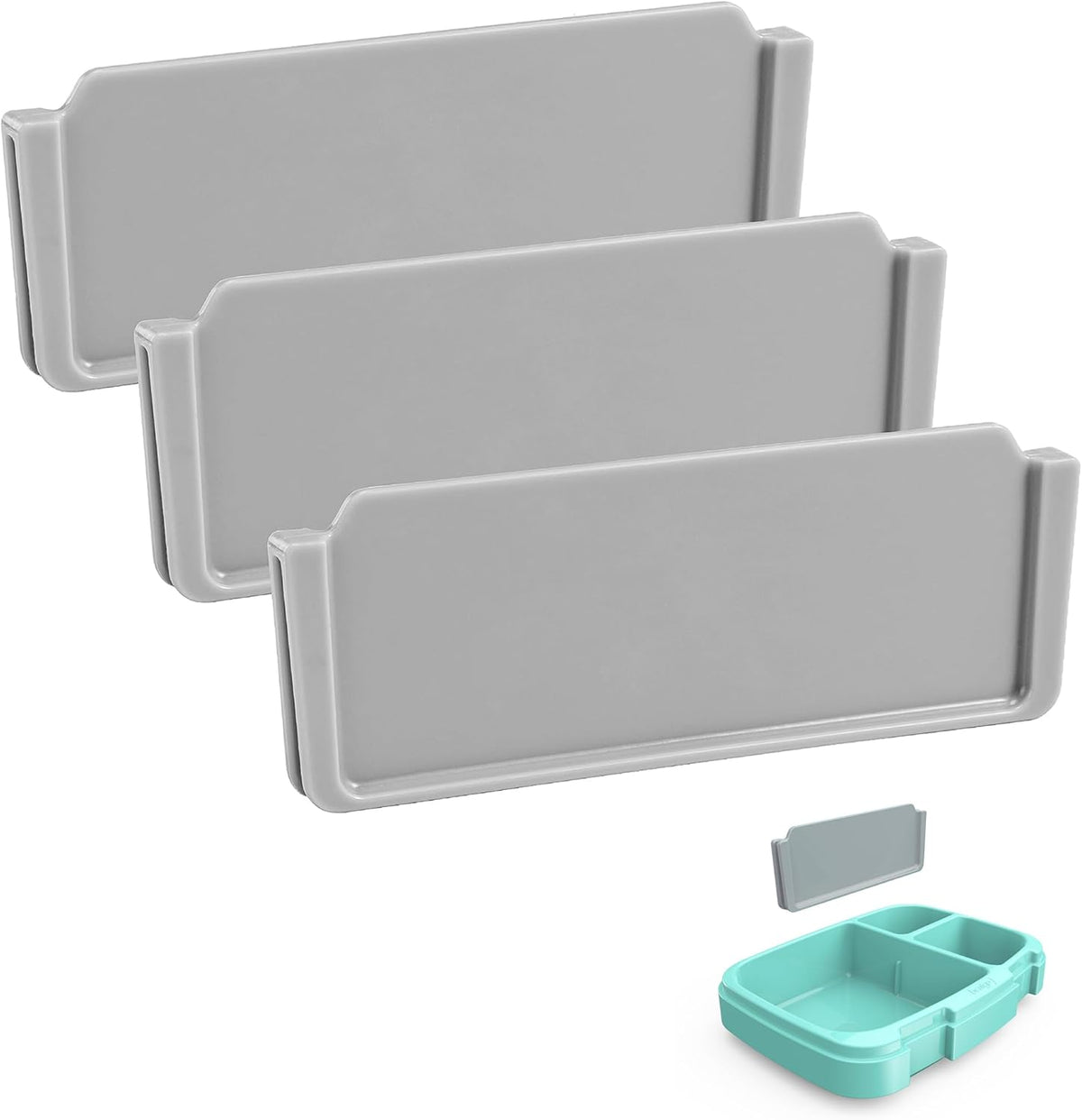 3Pcs Replacement Insert Divider for Bento Box Insert Divider Compatible with Bentgo Fresh & Modern & Pop Models Divider Lunch Box & Adult Lunch Box Made from Food-safe Grade Materials (Fresh)