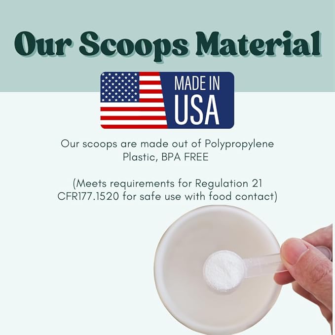 148 mL (148 CC | 5 Oz.) Long Handle Scoop for Measuring Coffee, Pet Food, Grains, Protein, Spices and Other Dry Goods (Pack of 25)