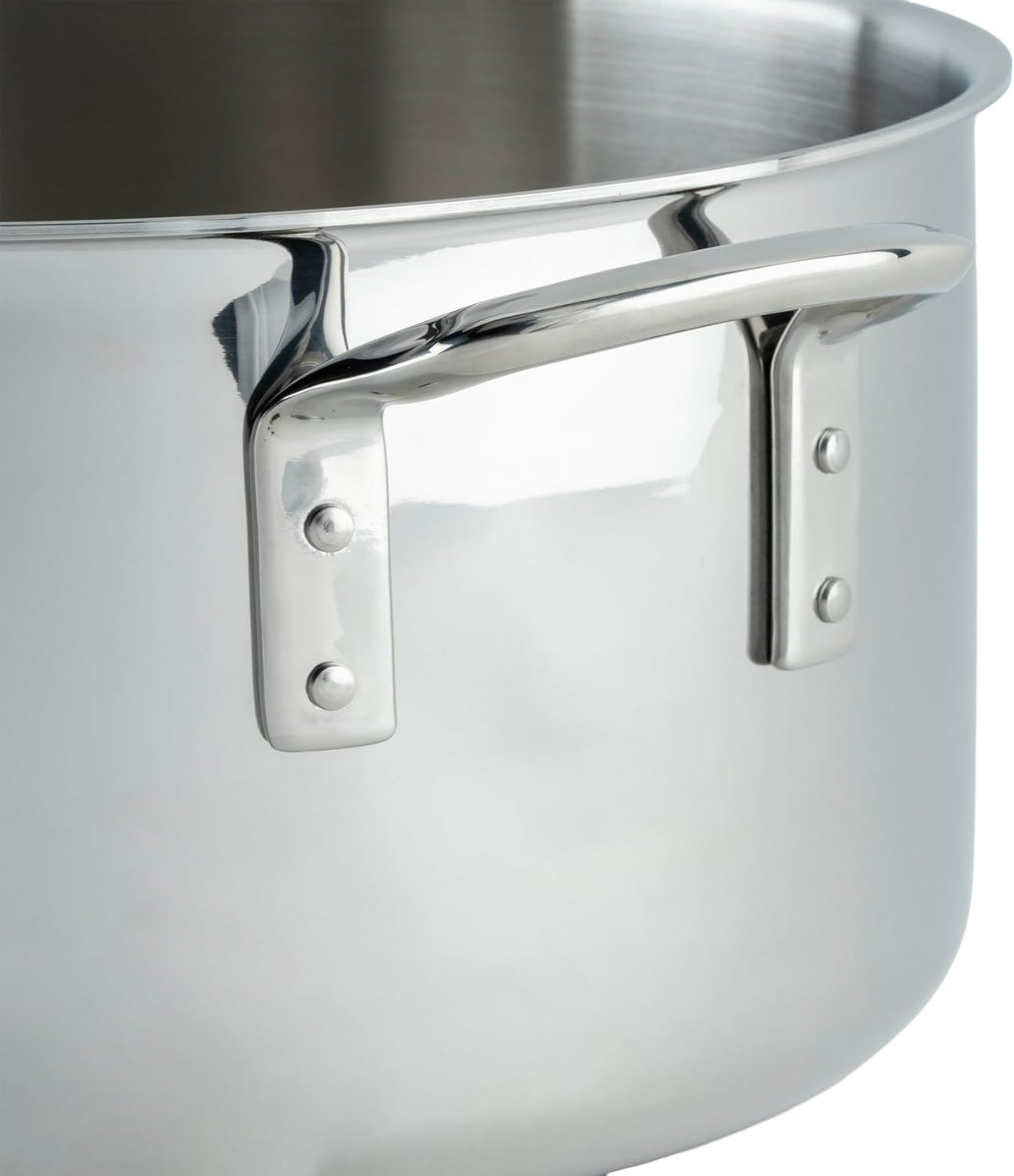 WINCO Tri-Ply Stock Pot, 20-quart, Silver