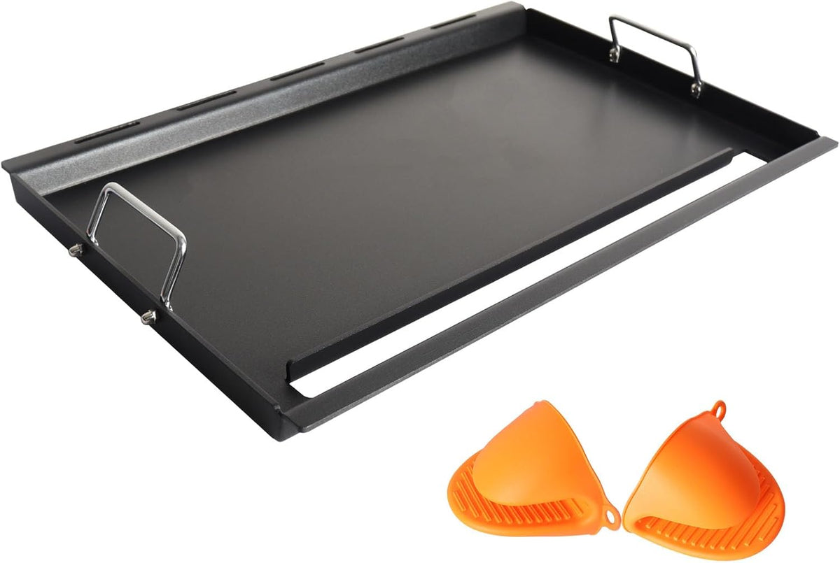 6788 Full Size Griddle for Weber GS4 Genesis II 300 Series Gas Grills Flat Top Grill Plate with Handles for Weber Genesis II E310 E330 S315 EX315 SX335 EX335