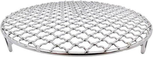 11" Round Cooling Rack Baking 304 Stainless Steel Versatile Steaming Grilling Fit Air Fryer,Cake Pan, Oven